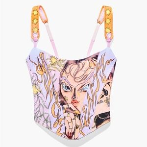 Savage X Fenty Alice Bloomfield Graphic Corset Size 2X